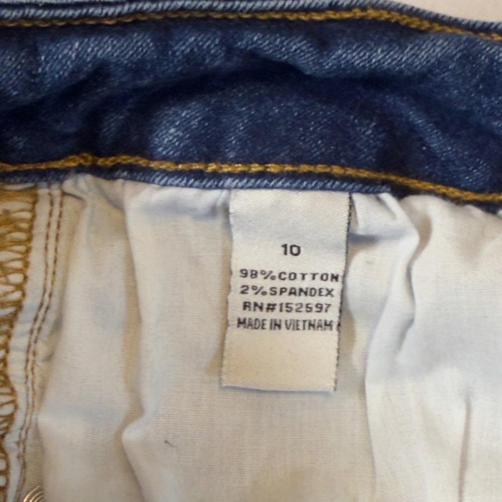 Resfeber Los Angeles Distressed Skinny Jeans Medium Wash Frayed Hem Womens - Picture 10 of 13